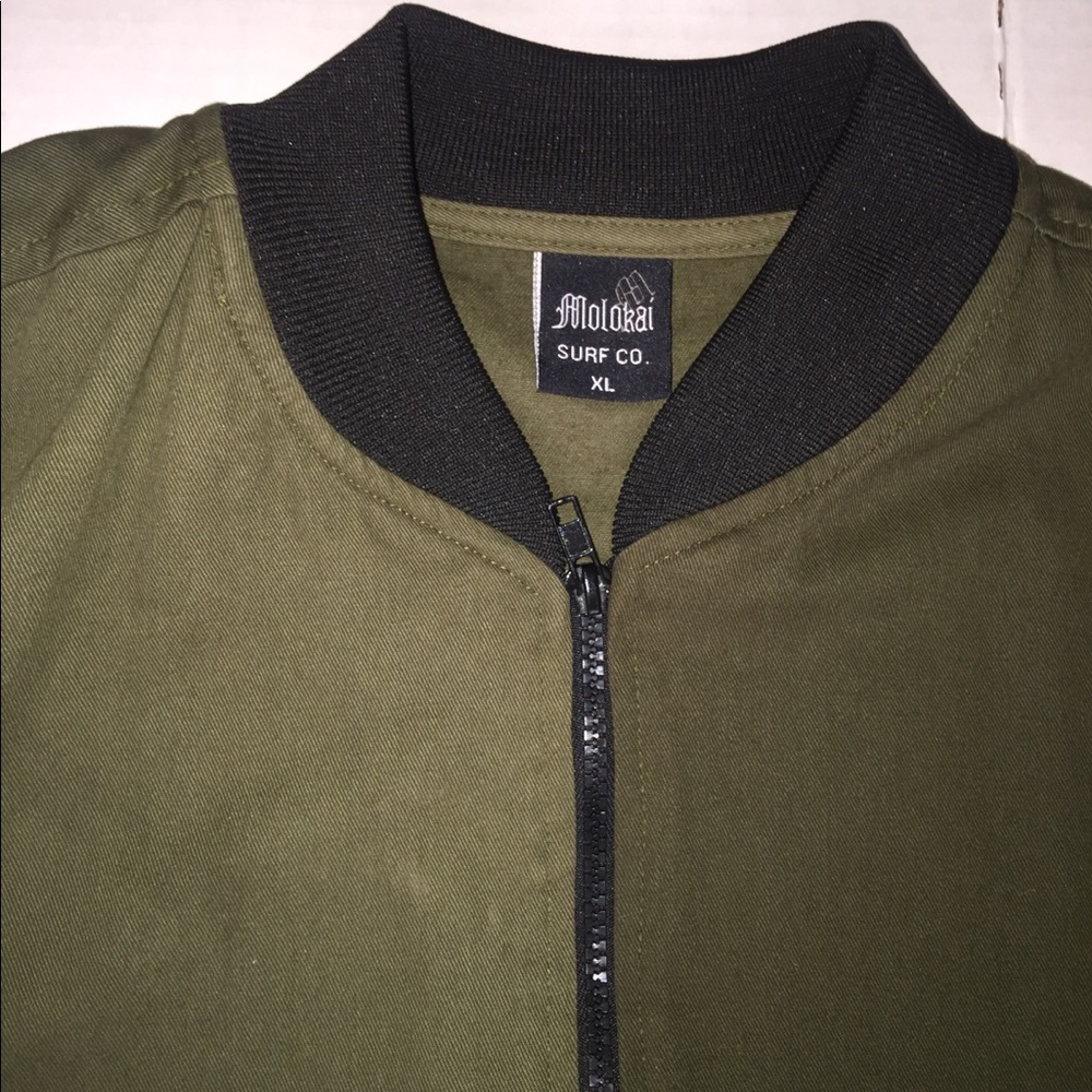 Olive green Varsity jacket